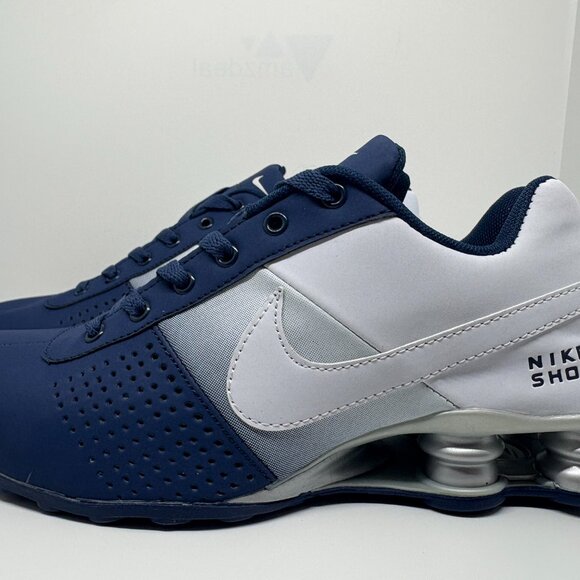 Men's Nike Shox - Blue and White - Picture 5 of 7